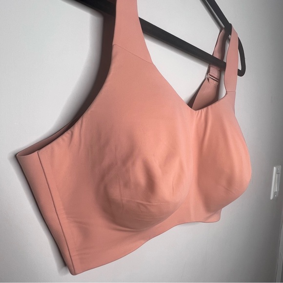 Knix Padded V-Neck Bra - Wide Strap size 8 in pink ginger - Picture 8 of 12